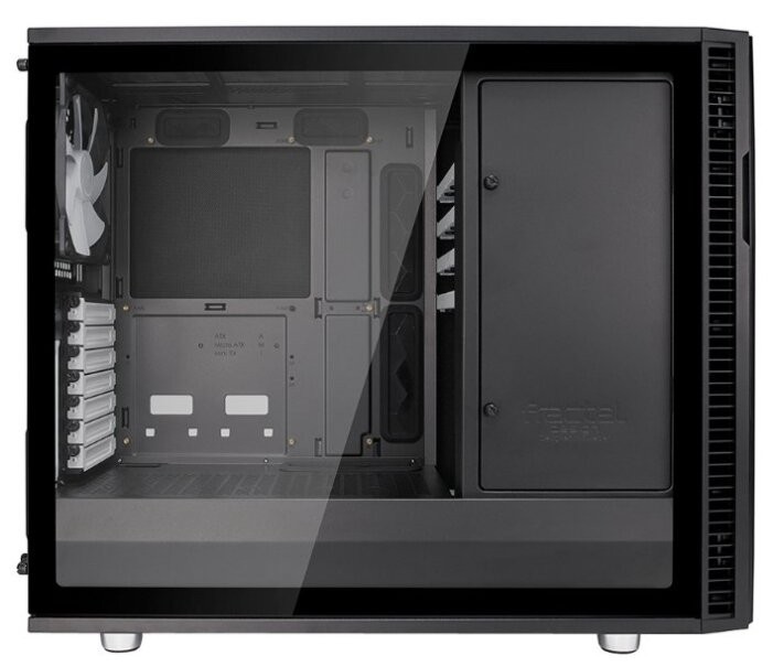 Компьютерный корпус Fractal Design DEFINE R6 USB-C TG Black FD-CA-DEF-R6C-BK-TGL