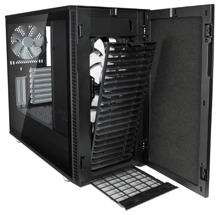 Компьютерный корпус Fractal Design DEFINE R6 USB-C TG Black FD-CA-DEF-R6C-BK-TGL