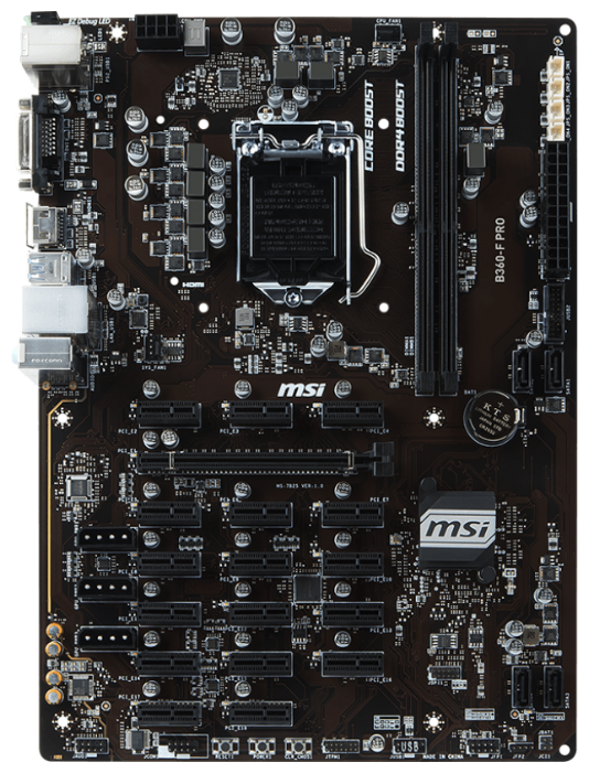 Материнская плата MSI B360-F PRO