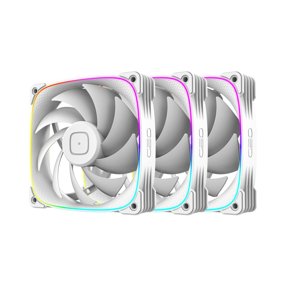 Комплект вентиляторов для корпуса Geometric Future Squama 3003W-12 ARGB White (1F3003W312000)