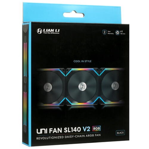 Вентилятор для корпуса Lian Li UNI FAN SL140 V2 ARGB Black G99.14SLV21B.R0 PWM