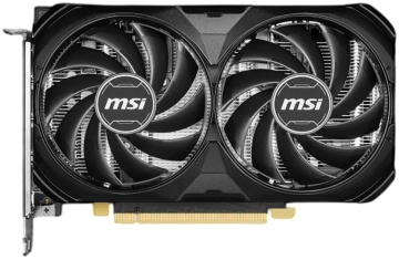 Видеокарта MSI (RTX 4060 Ti 8G VENTUS 2X BLACK E1 OC) GeForce RTX 4060 Ti 8GB VENTUS 2X BLACK E1 OC