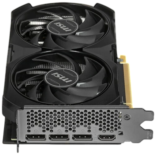 Видеокарта MSI (RTX 4060 Ti 8G VENTUS 2X BLACK E1 OC) GeForce RTX 4060 Ti 8GB VENTUS 2X BLACK E1 OC