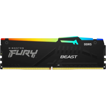 Оперативная память 8 Gb 6000 MHz Kingston FURY Beast RGB Black (KF560C30BBEA-8)