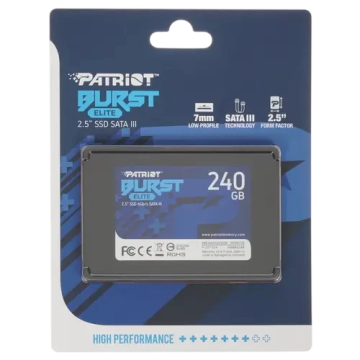 Твердотельный накопитель Patriot 240 Gb BURST Elite (PBE240GS25SSDR)