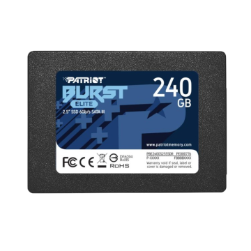 Твердотельный накопитель Patriot 240 Gb BURST Elite (PBE240GS25SSDR)