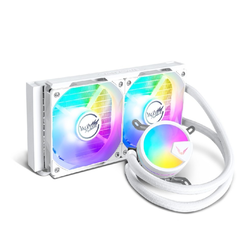 Система жидкостного охлаждения для процессора Valkyrie A240 ARGB White (HW A240W)