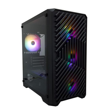 Компьютерный корпус 1STPLAYER TRILOBITE T5 TG Black (T5-BK-4F1)