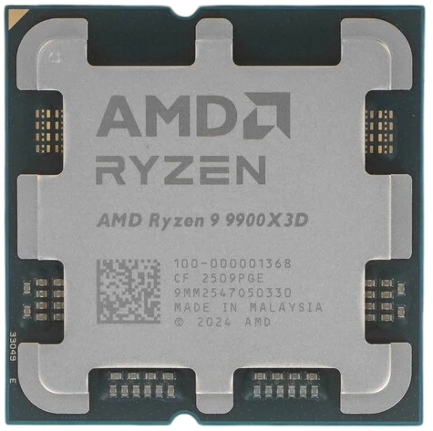 Процессор AMD Ryzen 9 9900X3D OEM 100-000001368