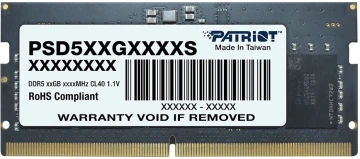 Оперативная память 16 Gb 5200 MHz Patriot Signature Line (PSD516G520081S)