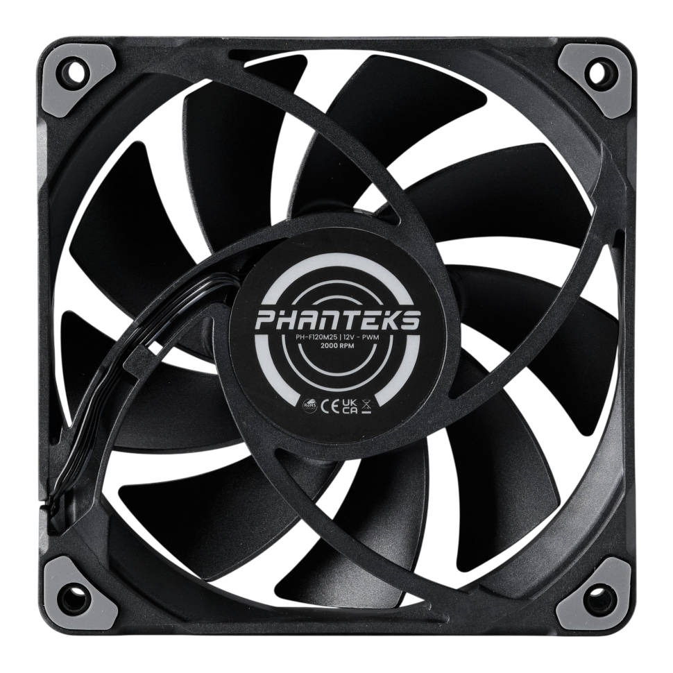 Вентилятор для корпуса PHANTEKS M25 PWM Black (PH-F120M25_PWM_BBK01_RU)