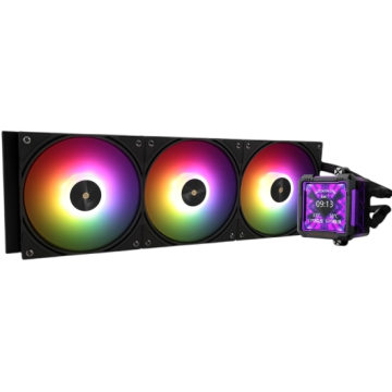 Система жидкостного охлаждения для процессора Thermalright Frozen Warframe Pro 360 ARGB Black (TRFWP360AB)