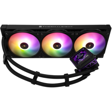 Система жидкостного охлаждения для процессора Thermalright Frozen Warframe Pro 360 ARGB Black (TRFWP360AB)
