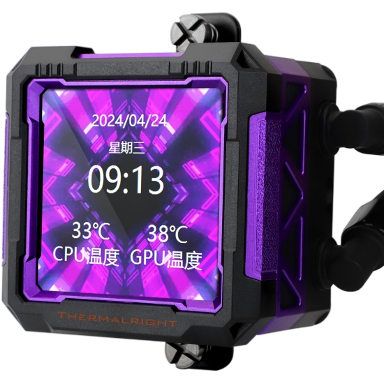 Система жидкостного охлаждения для процессора Thermalright Frozen Warframe Pro 360 ARGB Black (TRFWP360AB)