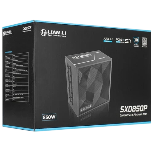 Блок питания Lian Li 850W SX0850P Black (G9P.SX0850P.B000.RU) 16 Pin (PCIe 5.1 Connector Cable Details)