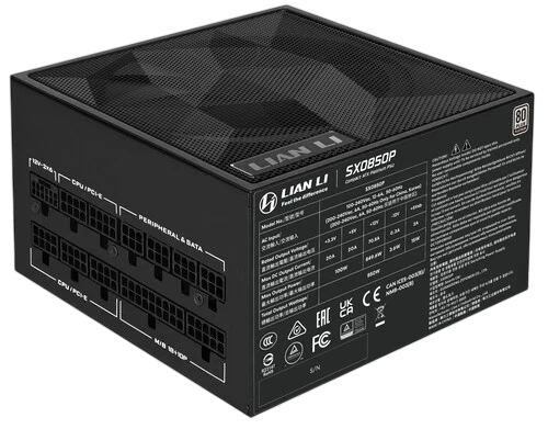 Блок питания Lian Li 850W SX0850P Black (G9P.SX0850P.B000.RU) 16 Pin (PCIe 5.1 Connector Cable Details)