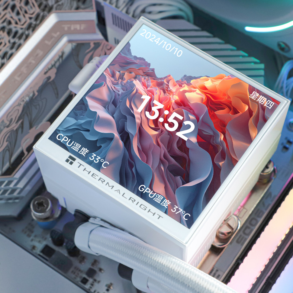 Система жидкостного охлаждения для процессора Thermalright Hyper Vision 360 UB ARGB White (TRHV360UBAW)