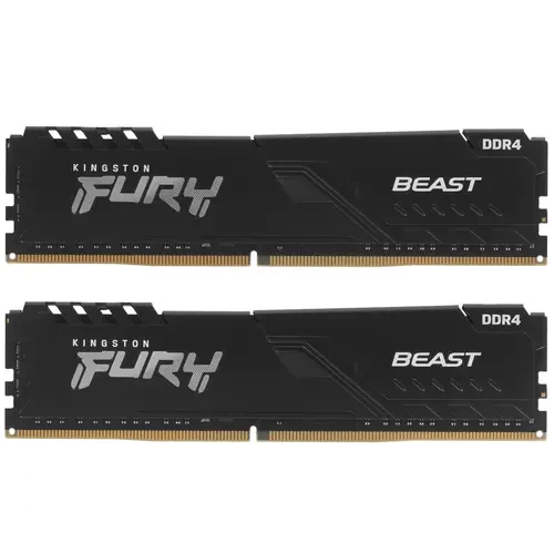Оперативная память 32 Gb 2666 MHz Kingston FURY Beast Black (KF426C16BBK2/32)