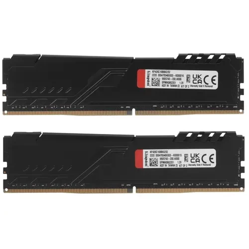 Оперативная память 32 Gb 2666 MHz Kingston FURY Beast Black (KF426C16BBK2/32)