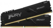 Оперативная память 32 Gb 2666 MHz Kingston FURY Beast Black (KF426C16BBK2/32)