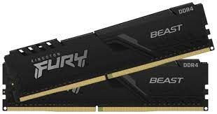 Оперативная память 32 Gb 2666 MHz Kingston FURY Beast Black (KF426C16BBK2/32)