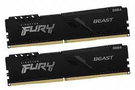 Оперативная память 32 Gb 2666 MHz Kingston FURY Beast Black (KF426C16BBK2/32)