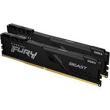 Оперативная память 32 Gb 2666 MHz Kingston FURY Beast Black (KF426C16BBK2/32)