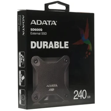 Внешний SSD 240 Gb ADATA SD600Q Black ASD600Q-240GU31-CBK