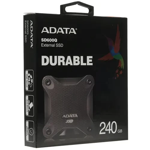 Внешний SSD 240 Gb ADATA SD600Q Black ASD600Q-240GU31-CBK