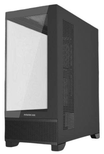 Компьютерный корпус Powercase LUMINOUS TG Black (CLB-L0)