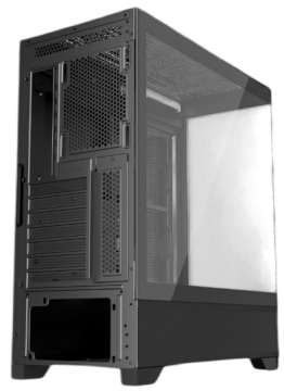 Компьютерный корпус Powercase LUMINOUS TG Black (CLB-L0)
