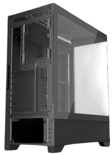 Компьютерный корпус Powercase LUMINOUS TG Black (CLB-L0)