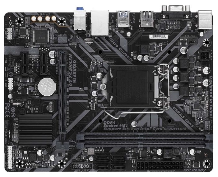 Материнская плата GIGABYTE GA-H310M S2 2.0