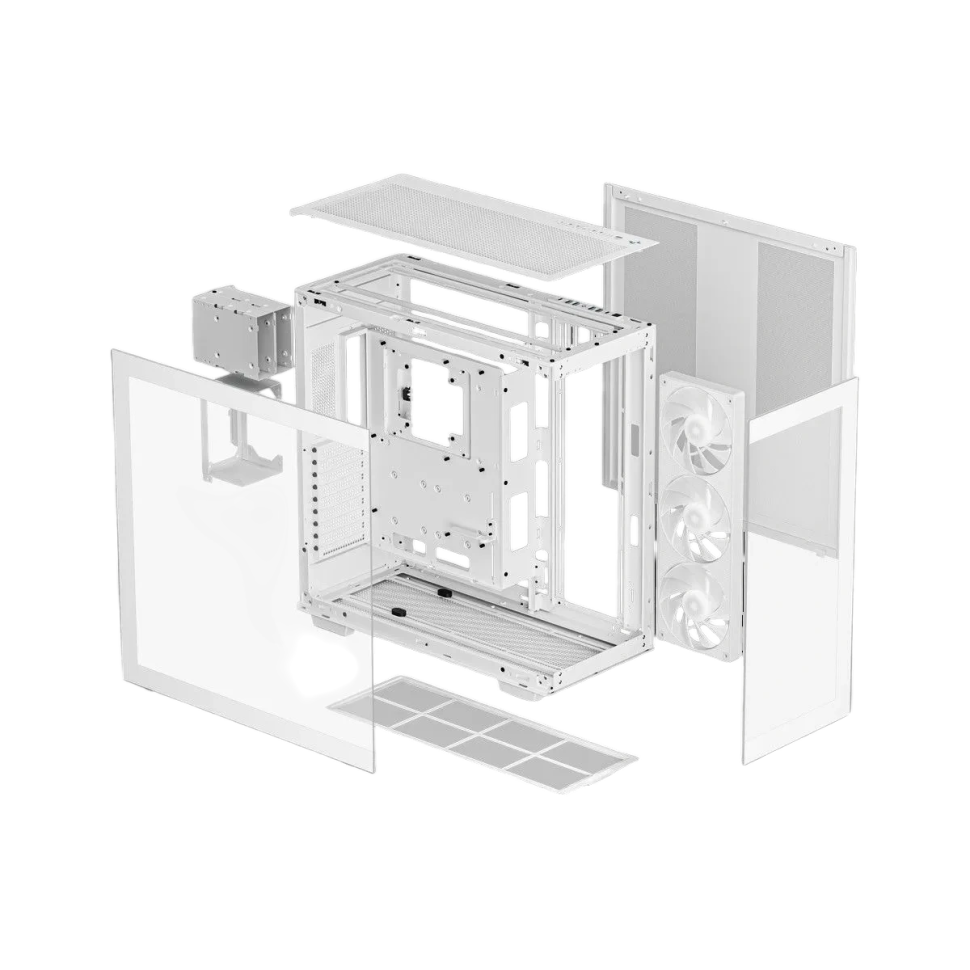 Компьютерный корпус Deepcool CH780 TG RGB White (R-CH780-WHADE41-G-1)