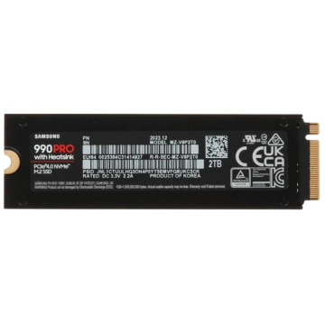 Твердотельный накопитель Samsung 2000 Gb 990 PRO (MZ-V9P2T0CW)
