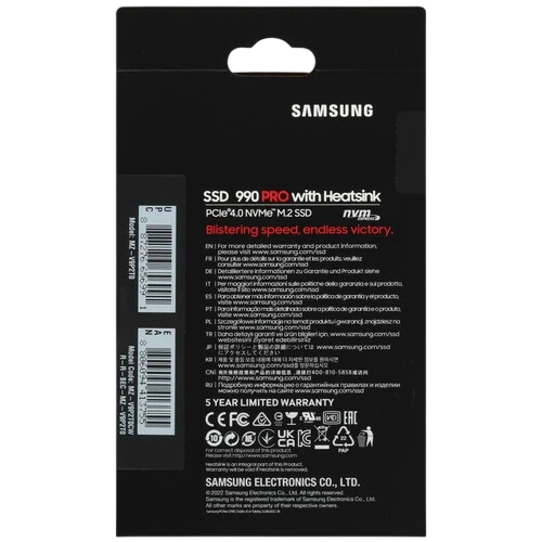 Твердотельный накопитель Samsung 2000 Gb 990 PRO (MZ-V9P2T0CW)