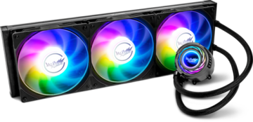 Система жидкостного охлаждения для процессора Valkyrie Jarn 420 ARGB Black (C420-RGB)