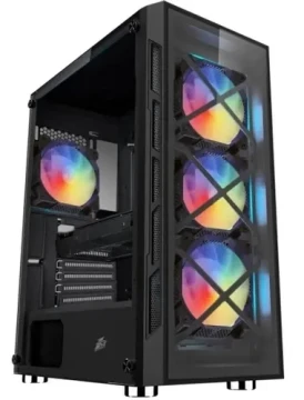 Компьютерный корпус 1STPLAYER FIREBASE XP-G ATX TG (XP-G-BK-4F1)