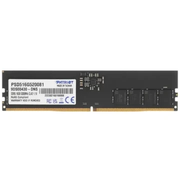 Оперативная память 16 Gb 5200 MHz PATRIOT SIGNATURE LINE (PSD516G520081)