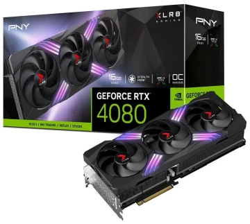 Видеокарта PNY (VCG408016TFXXPB1-O) GeForce RTX 4080 16GB XLR8 GAMING VERTO OC