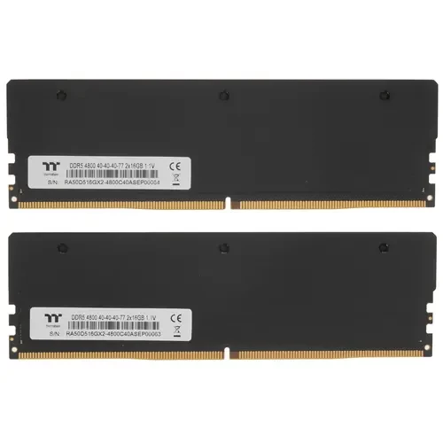 Оперативная память 32 Gb 4800 MHz Thermaltake TOUGHRAM RC Black (RA50D516GX2-4800C40A)