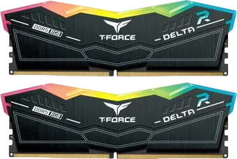 Оперативная память 64 Gb 6400 MHz Team Group T-FORCE DELTA RGB Black (FF3D564G6400HC40BDC01)