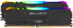 Оперативная память 16 Gb 3200 MHz CRUCIAL BALLISTIX Black RGB (BL2K8G32C16U4BL)