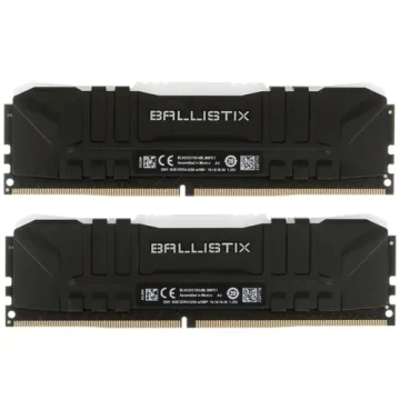 Оперативная память 16 Gb 3200 MHz CRUCIAL BALLISTIX Black RGB (BL2K8G32C16U4BL)