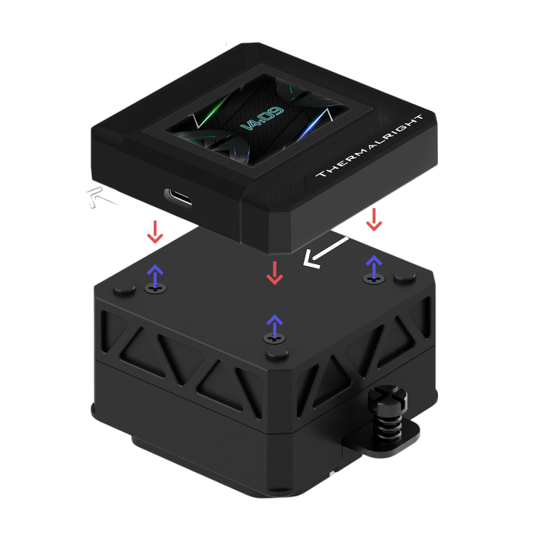 Система жидкостного охлаждения для процессора Thermalright Frozen Warframe SE 360 ARGB Black V2 (TRFWSE360ABV2)