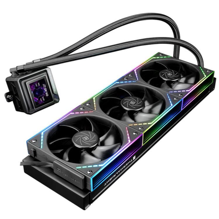 Система жидкостного охлаждения для процессора Thermalright Frozen Warframe SE 360 ARGB Black V2 (TRFWSE360ABV2)