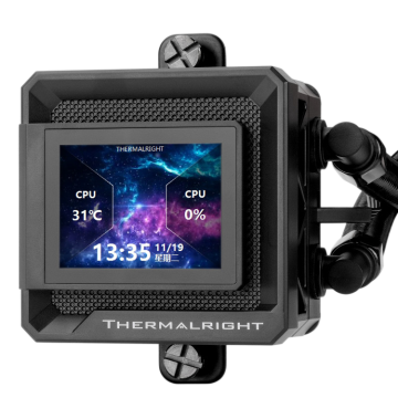 Система жидкостного охлаждения для процессора Thermalright Frozen Warframe SE 360 ARGB Black V2 (TRFWSE360ABV2)