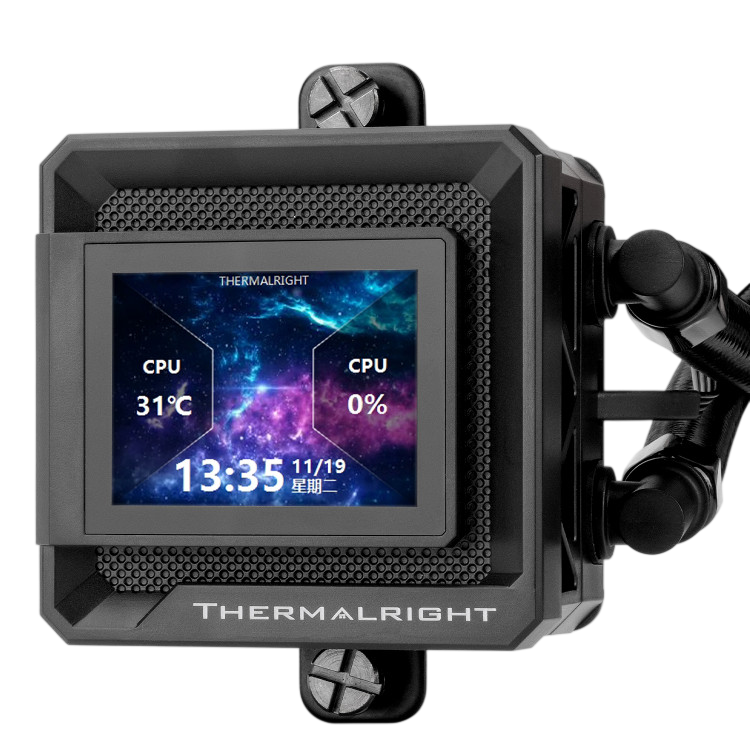 Система жидкостного охлаждения для процессора Thermalright Frozen Warframe SE 360 ARGB Black V2 (TRFWSE360ABV2)