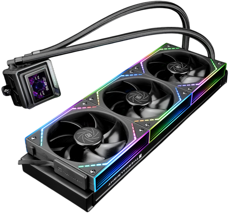 Система жидкостного охлаждения для процессора Thermalright Frozen Warframe SE 360 ARGB Black V2 (TRFWSE360ABV2)