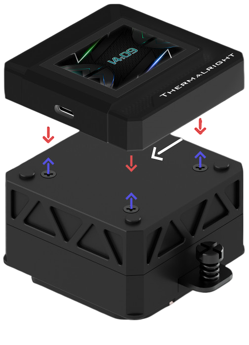 Система жидкостного охлаждения для процессора Thermalright Frozen Warframe SE 360 ARGB Black V2 (TRFWSE360ABV2)
